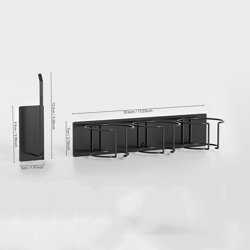 Ensemble deux pièces (porte-gobelet et support de couvercle)