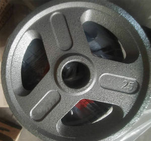 Plaque d'haltères de Fitness en fonte de qualité supérieure personnalisée professionnelle accepte le Logo personnalisé pour l'accessoire d'équipement de Fitness de musculation - Product Image 6