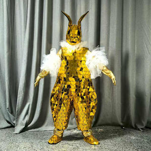 Disfraz de espejo de conejo para parque de atracciones, traje de fiesta de <span class=keywords><strong>crucero</strong></span>, suministro de fiesta temática, traje de conejo para artista callejero - Product Image 1