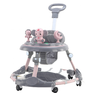Nouveau Design trotteur avec auvent 360 roues pivotantes pliable poignée de poussée jouets de musique pour nouveau-né apprentissage tout-petits marcheurs - Product Image 2