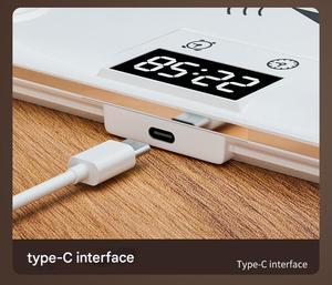 Lámpara <span class=keywords><strong>de</strong></span> Mesa LED 4 en 1 con Cargador Inalámbrico, Altavoz, <span class=keywords><strong>Reloj</strong></span> Digital y Estación <span class=keywords><strong>de</strong></span> Carga Rápida <span class=keywords><strong>de</strong></span> 15W <span class=keywords><strong>para</strong></span> iPhone y Samsung - Product Image 6