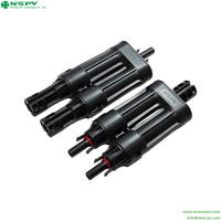 Connecteurs de fusibles solaires étanches IP68 haute tension 1500VDC 60A avec isolation PPE/PA et contacts en cuivre/étain pour alimentation extérieure