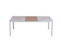 Ensemble de salle à manger de luxe pour patio, table et chaises de jardin modernes, durables pour la cour et la plage