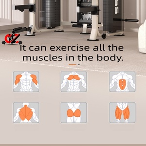 Máquina Smith Comercial CZFIT de Acero al Carbono, Estructura Multifuncional para Ejercitar Todas las Partes del Cuerpo (para Gimnasios) - Product Image 2