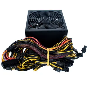 Em estoque 2200w Fonte De Alimentação Pc Atx Computador Gpu Suporte Cartões Para 12 8 V Comutação da fonte de ALIMENTAÇÃO do computador