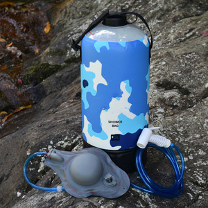 Sac à eau domestique <span class=keywords><strong>Non</strong></span> <span class=keywords><strong>solaire</strong></span> 12l pour Camping en plein air, bain sauvage, sac Portable pour <span class=keywords><strong>douche</strong></span> - Product Image 4