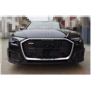 PP Plastic Front Bumper With Grill For Audi A6 High Quality RS6 Facelift Front Body Kit For Audi A6 RS New Style 2019