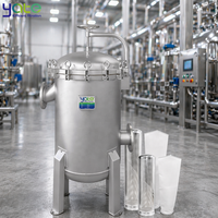 Boîtier de filtre multi-sacs en acier inoxydable 304 316 pour filtration de liquides chimiques industriels, d'émulsions et de parfums, compatible avec batteries au lithium polymère