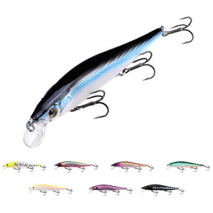 Leurre de pêche Minnow Wobbler, leurre suspendu, leurre de traîne, Jerkbait, Swimbait, appât artificiel souple en ABS, appât pour truite de rivière, appât pour basse - Product Image 1