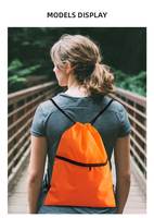 Sac à cordon léger personnalisé avec logo, imperméable, pour le sport et le fitness