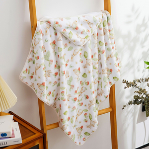 Happyflute Toalla <span class=keywords><strong>de</strong></span> <span class=keywords><strong>baño</strong></span> infantil <span class=keywords><strong>de</strong></span> lana Coral amigable con la piel disponible Albornoz <span class=keywords><strong>de</strong></span> bebé 80*80 cm <span class=keywords><strong>para</strong></span> <span class=keywords><strong>baño</strong></span> <span class=keywords><strong>de</strong></span> niños - Product Image 3