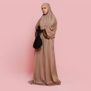 Hijab Abaya Kimar Nida en tissu polyester turc avec Nikab, mode moderne <span class=keywords><strong>Segi</strong></span> Empat islamique YILIXIN K-0076 pour toutes les saisons - Product Image 1