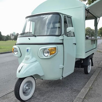 Tricycle électrique rétro pour la vente de nourriture, bar mobile, restauration rapide, mini camion à bière, camion à glaces, camion à café à vendre