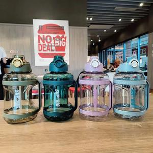 Botella de Agua Reutilizable Ecológica de Boca Ancha de Plástico de 32 oz Personalizada con Pajita para Gimnasio, Deporte y Bicicleta - Product Image 4