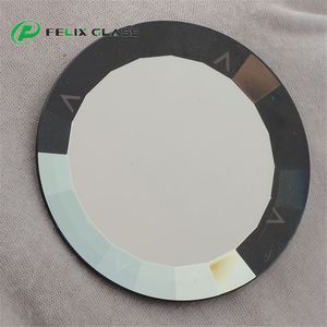 Verre miroir plat ultra-transparent trempé personnalisé avec placage prismatique pour pièces spéciales d'instruments, écologique et haute résistance - Product Image 6