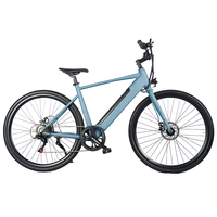 Bicicleta Eléctrica para Hombre, Aleación de Aluminio, 700C, 250W, 10.4Ah/13Ah, Motor Trasero, 7 Velocidades, Sensor, Certificación CE