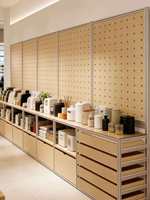 Vitrine de présentation en profilé aluminium pour showroom, présentoir de mode pour le commerce de détail, tailles personnalisées