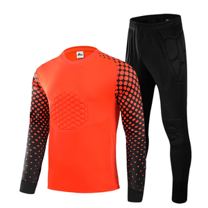 Envío gratis 2025 estilo deportes portero fútbol Jersey conjunto niños ropa de entrenamiento con nombre del equipo Top Shorts-Tailandia fútbol Jersey - Product Image 3