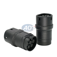 Nouveau convertisseur AOTAI Plug GBT vers Type 2 EV IEC 62196 vers norme chinoise GB 32A Adaptateur de charge de voiture