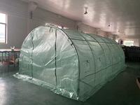 Serre agricole 6x3m avec couverture en PE robuste et structure en acier, pour l'extérieur, idéale pour les légumes, les plantes et les fleurs