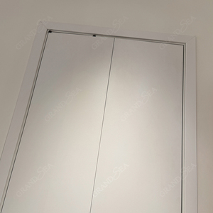 Puerta Corredera Minimalista Blanca Sin Marco Invisible, Puerta Corredera Interior PT y <span class=keywords><strong>Puertas</strong></span> Plegables PT - Product Image 5