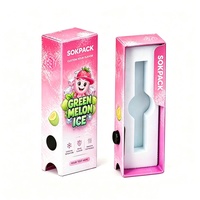 Emballage de cartouches jetables 0,5 ml, personnalisé avec logo, écologique, pelliculage mat, 1g, CR, à l'épreuve des enfants, pour boîte à glace Myrtille