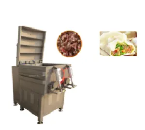 Impastatrice di carne di ripieno tritata automatica sottovuoto macchina di marinatore del bicchiere della miscela di carne per gnocchi panino farcito al vapore