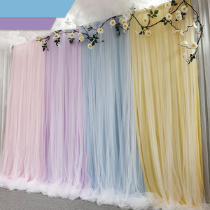 Bán Buôn Tùy Chỉnh Đám Cưới Đảng Nhà Thờ Tổ Chức Sự Kiện Sân Khấu Màn Rèm Trang Trí Backdrop Rèm Đám Cưới Rèm Backdrop - Product Image 5