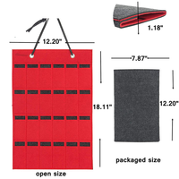 Organisateur de broches suspendues pliable - Présentoir écologique pour badges et support de rangement pour collection de broches pour femmes ou hommes