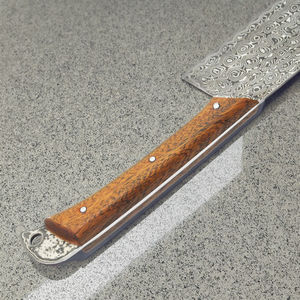 Cuchillos de Cocina Japoneses Hechos a Mano, Juego de Cuchillos Santoku, Acero Damasco Real de 67 Capas VG10, Estándar Profesional Japonés - Product Image 5