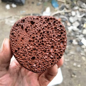 Piedra <span class=keywords><strong>para</strong></span> Pies Duradera y Ecológica <span class=keywords><strong>para</strong></span> Eliminar Cutículas Envejecidas, Piedra Volcánica de Lava Perforada y Perfumada, Cortada a Medida - Product Image 1