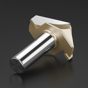 Tideway V rãnh Router bit 1/2 Shank V loại bevel 90 độ cắt tỉa khắc 1/4 Shank chamfer Router bit lc03010404 - Product Image 3