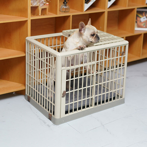 New Pet <strong>Houses</strong> <strong>Dogs</strong> Cat <strong>Indoor</strong> Luxury Kennels High Quality Plastic Removable Wheel <strong>Dog</strong> Cages Villa - Product Image 4