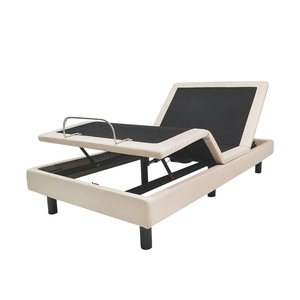 Lit intelligent électrique réglable de meubles luxueux personnalisables avec mené et massage - Product Image 1