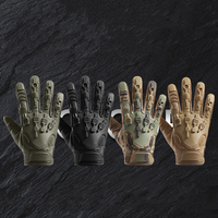 Gants tactiques de combat à doigts complets pour moto, résistants aux chocs, à écran tactile, autres équipements de défense personnelle