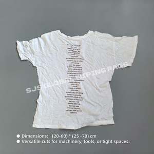 Trapos de Algodón Blancos Impresos: Solución Económica para Limpieza Industrial y de Lugares de Trabajo - Product Image 3