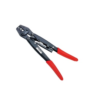 <b>Tools</b> HX-16OTUT Steel Ratchet <b>Crimping</b> Pliers 16 AWG Front Entry Industrial <b>Wire</b> Crimper with Black Oxide Finish - Product Image 1
