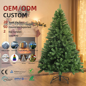 <span class=keywords><strong>Albero</strong></span> di Natale in PVC Denso da Terra, 1.5M/1.8M, Nuovo Modello di Lusso per Decorazioni di Centri Commerciali e Casa, EXW - Product Image 1