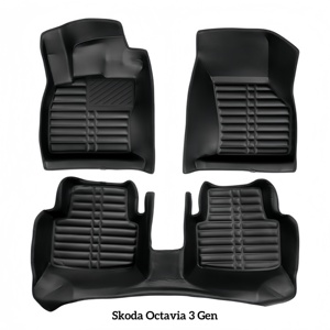 Alfombrillas de Lujo Premium 5D con Pelo Tufted Ecológicas para Skoda Superb (2008-2015) - Absorbentes de Sonido, Suaves al Tacto y Antideslizantes - Product Image 2