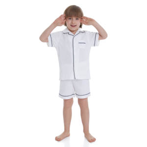 <span class=keywords><strong>Pigiama</strong></span> da 2023 donna in morbido <span class=keywords><strong>cotone</strong></span> bianco con stampa traspirante per bambini - Product Image 4