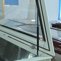 Exquisita Ataúd Funerario con Tallados Chinos, Ataúd Refrigerado de Madera Sólida de Alta Calidad para Servicios Funerarios