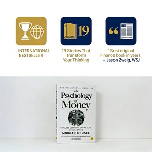 La <span class=keywords><strong>psychologie</strong></span> de l'argent de Morgan Housel, livre de lecture sur la réflexion financière et la construction de richesse pour l'amélioration personnelle - Product Image 2