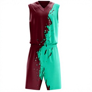 Uniformes de baloncesto juvenil personalizados reversibles con número personalizado y nombre propio diseño impreso de logotipo - Product Image 1
