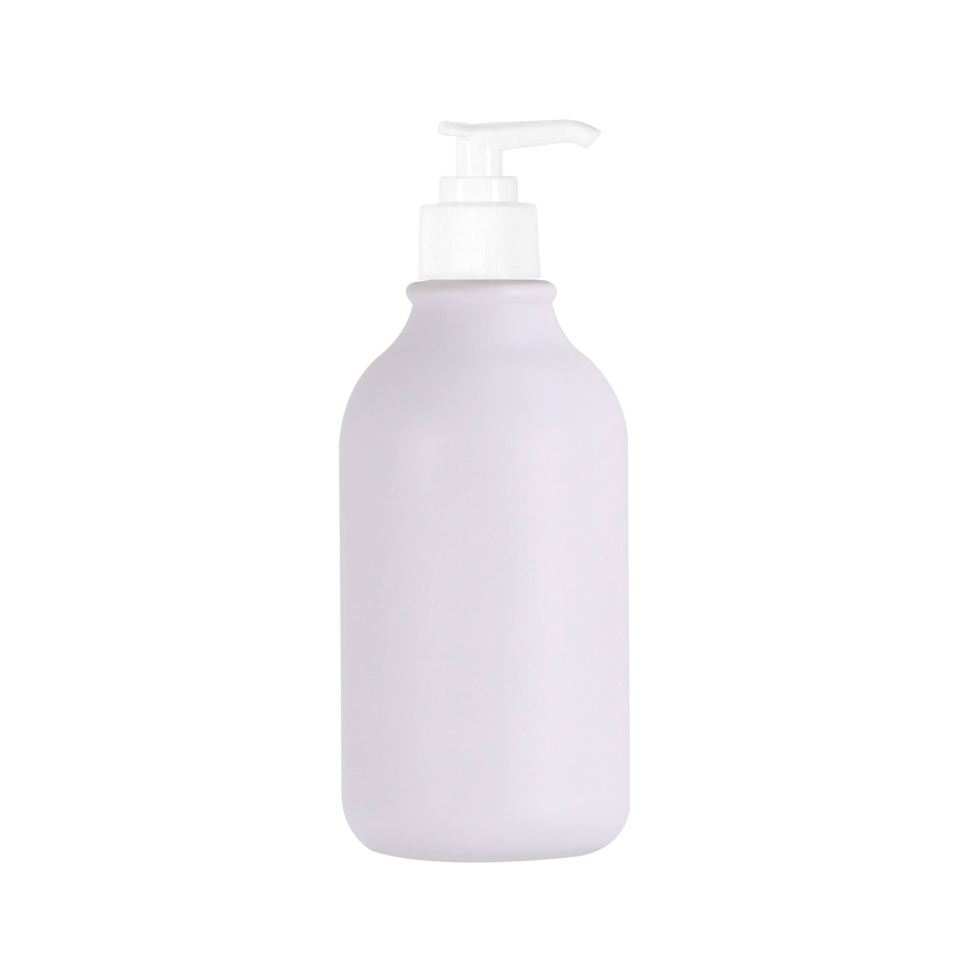 Bouteille blanche mate OC pompe blanche