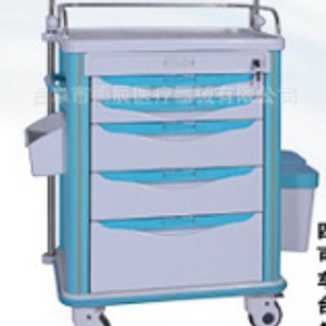 Abs Medical <b>Trolley</b> Three Layer With Dual Drawers For Hospital Use Yc P44 640x456x858mm - Product Image 3