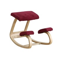 Vente en gros Chaise d'ordinateur à genoux Chaise de bureau ergonomique avec coussin à mémoire Dossier Couleurs en option