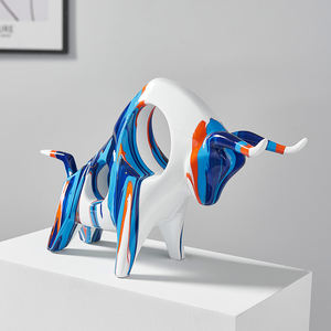 Lampes d'art en résine de style <span class=keywords><strong>Graffiti</strong></span> couleur, sculptures d'animaux, décoration moderne pour la maison, du salon et du bureau, accessoires de décoration, Statue à cadeau - Product Image 2