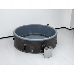 Spa gonflable portable <span class=keywords><strong>avec</strong></span> pompe à air, ensemble complet prêt à l'emploi, hors boîte - Product Image 4