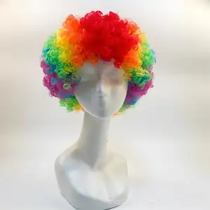 Красочная взрывоопасная головка парик для Хэллоуина Косплей парик для ежегодной вечеринки Детский синтетический парик головная повязка оптовая продажа