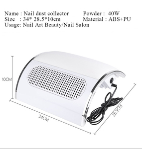 <span class=keywords><strong>Aspiradora</strong></span> profesional para limpieza de uñas, colector de polvo para mesa de manicura, 3 ventiladores, 40w, venta al por mayor - Product Image 6